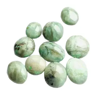 naravni gemstone kristali zelena moonstone palm kamni za zdravljenje reiki