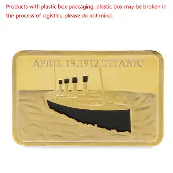 Tragedija Titanik 1912 Pozlačeni Spominskih Kovancev Za Zbiranje Spominkov