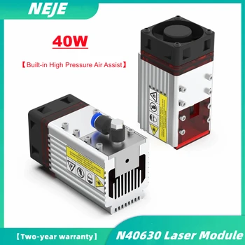 NEJE 40W Lasersko Glavo N40630 Modul Komplet Modre 450nm TTL/PWM Modulacijo za Laser CNC Graverja Les/MDF DIY Ce Rezalno Orodje