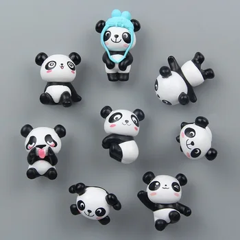 Srčkan Panda Hladilnik Magnet sporočilo post ustvarjalne magnet hladilnik prilepite lep živali, hladilnik magneti Doma Dekoracijo