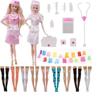 Barbie Obleko 16 Kos/Set Brezplačna Dostava Za 11.8 Palčni Barbie Oblačila Accesorios Čevlji 30 cm,Igrače Za Dekleta,Rojstni dan