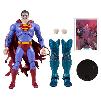 Original Mcfarlane Igrače 7-Palčni DC Multiverse Superman Okuženih Akcijska Figura Model Dekoracijo Zbiranje Igrač Darilo za Rojstni dan