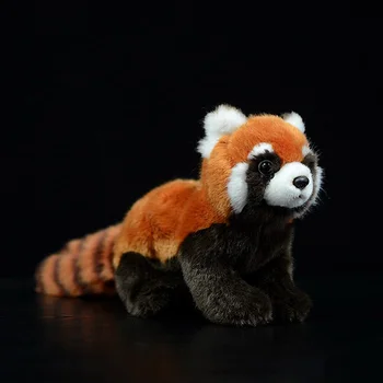 Novo 1PC 23 cm Realne Igrača Rdeča Panda Bear Mačka Veren Mehkih Igrač, Plišastih Manjši Panda Lutka za Otroke Darila