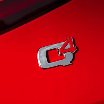 Q4 Emblem Zadaj Polje Značko Trunk Logotip Nalepke Za Vozila Alfa Romeo Giulia Stelvio Avto Zunanja Oprema