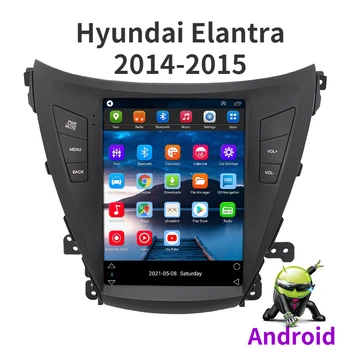 Android Avto GPS Navigacija Tesla Slog Multimedijski Predvajalnik Hyundai Elantra 2014-2015Auto Radio Stereo z WiFi, BT Ogledalo Povezavo