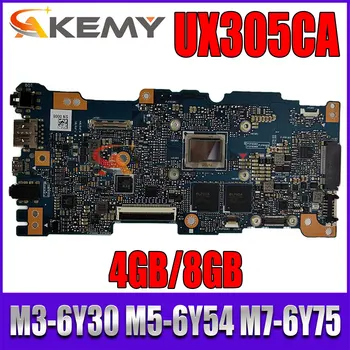 UX305CA Zvezek Mainboard Z M3-6Y30 M5-6Y54 M7-6Y75 4GB, 8GB RAM-a za ASUS UX305 UX305C UX305CA Prenosni računalnik z Matično ploščo