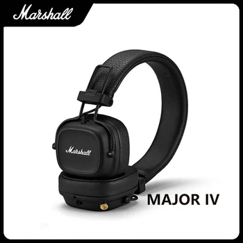 Original Marshall VEČJIH IV Brezžične Bluetooth Slušalke Klasične Slušalke Globok Bas Zložljive Pop Rock retro Glasbo, Slušalke, mikrofon