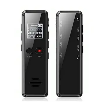 Vandlion Dictaphone Digitalni Diktafon 32 G 64 G 128GB Dolgo Časa Glas Aktivira Flac Izgub HI-fi Mini MP3 Predvajalnik V90