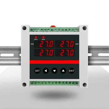 2 Kanali Din PID termostat inteligentni temperaturni regulator rele izhod , SSR izhod , RS485 komunikacije, modbus protokola