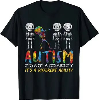 Avtizem Awerness Okostje Dabbing Avtističen Otroci Zavest T-Shirt