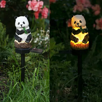 Solarna Razsvetljava Za Vrt Panda Sova Vrtne Svetilke Solarna Led Svetlobo Na Prostem Papiga Živali Vrtne Svetilke Solarna Svetilka Sončne Travnik Lučka