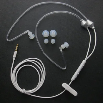 Woopower in-ear Slušalke z vgrajenim Stereo MIC Zraka Cev Anti-sevanje Slušalke Sevanja Dokaz Slušalke S 3,5 mm Vtič
