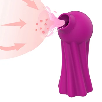 Mini Klitoris Bedak Vibrator Ustni Lizanje Pičke Jezika Opozarjanje Z Bradavico Sesanju Blowjob Klitoris Stimulator Odraslih Ženskega Spola Igrače