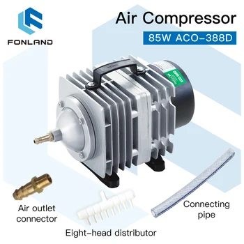 FONLAND 85W ACO-388D Zračni Kompresor Elektro Magnetni Črpalka Zraka za CO2 Laser Graviranje Rezanje