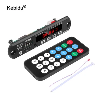 kebidu DC 12V 5V MP3, WMA Dekoder Odbor za Brezžični Bluetooth Audio (zvok Bluetooth Modul USB FM TF Radio Za Avto MP3 Pribor MP3 Predvajalnik