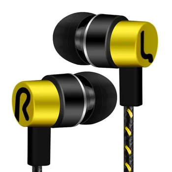 NEW Vroče Slušalke Universal 3,5 mm V Uho Stereo Čepkov Visoke Kakovosti Žične Slušalke Za Mobilni Telefon, ki je Na Zalogi