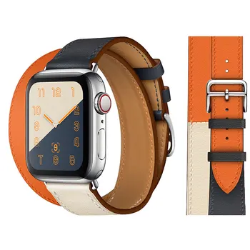 Pravega Usnja trak Za Apple watch band 44 mm 40 mm 42mm 38 mm correa zapestje watchband pas, zapestnica za iWatch serije 6 3 4 5 se
