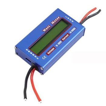 Digitalni Wattmeter Watt Meter Merilnik Moči 60V DC 100A Bilance Napetost Baterije Checker