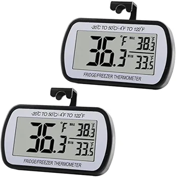 Digitalni zamrznitev termometer Hladilnik termometer, ki se uporablja v kuhinji, družino in restavracija,S temperaturo pomnilnik
