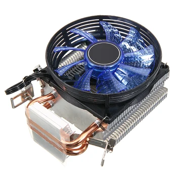 Za Intel AMD 1pc 90 mm Dvojno Heatpipe CPU Tiho Hladilni Ventilator LED CPU Hladilnik, Ventilator Heatsinks Ustreza LGA1156/LGA1155/LGA775 AM3 AMD