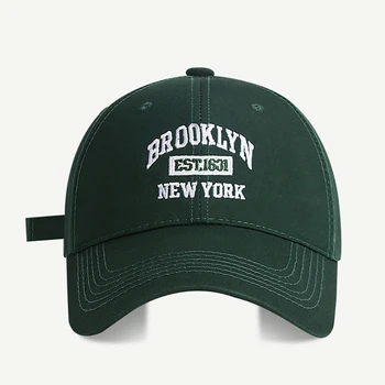 Brooklyn Vezenje Jeseni Trdni Moški Ženske Baseball Caps Hipster Vse-tekmo vrnitev žoge na Prostem Kape Multi Barva Dekleta Baseball Kape