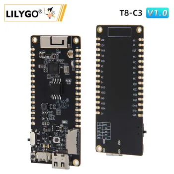 LILYGO® T8-C3 ESP32-C3 Razvoj Odbor WIFI Bluetooth Modul Podpira TF Z 3D Antena Za Arduino Združljiv IDE