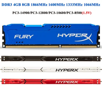 Memoria RAM DDR3 8GB 4GB 1866MHz 1600MHz 1333 1066MHz Namizje Pomnilnik 240Pins PC3-12800 DIMM 1,5 V DDR3 RAM Za Intel in AMD