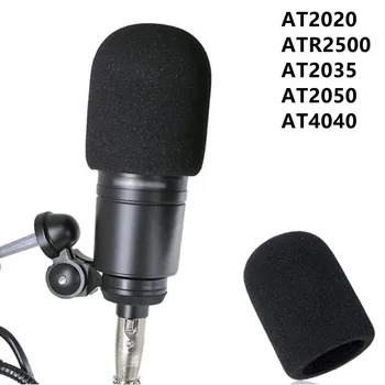 AT2020 Mikrofon Pene Kritje, vetrobranskega stekla Pop Filter za Audio Technica ATR2500 AT2035 AT2050 AT4040 Mikrofon za Zmanjševanje Hrupa