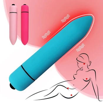 10 Hitrost Mini Bullet Vibrator za G Spot Vibracije Vagine, Klitoris stimulator Dildo, vibrator za Odrasle sex Igrače za ženske Masturbator