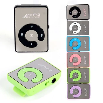 Prenosni Mini Clip MP3 Predvajalnik, USB Mikro TF Kartice Walkman Glasba Predvajalnik za Šport na Prostem Sprostite Branje