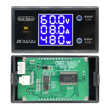 DC 0-100V 5A 10A 250W 1000W LCD Digitalni Voltmeter Ampermeter Wattmeter Napetost, Trenutna Moč Volt Meter Detektor Tester Monitor