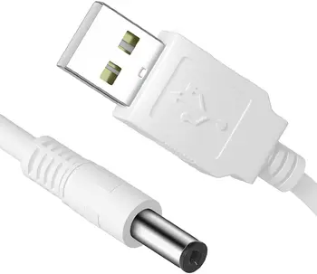 3-Pack 4 USB 2.0 Tip A Moški DC 5.5 x 2.1 mm 5 v DC Vtič Priključek Kabel USB na 5v Napajanje Kabel USB za DC Polnilnik