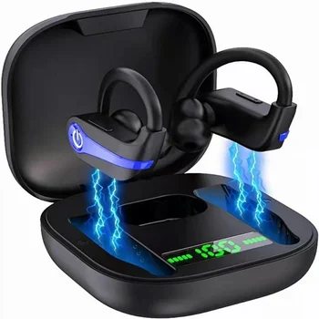 Brezžični Čepkov Bluetooth 5.1 Slušalke Športne Slušalke šumov Globok Bas Earhooks Slušalke za Tek Brezplačna dostava