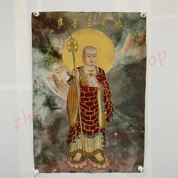Thangka/home dekoracijo slikarstvo/verske Buda/ Zemlja Kralj Bodhisattva /Ugodno dekoracijo