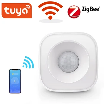 Tuya ZigBee/WiFi PIR Senzor Gibanja Brezžični Infrardeči Detektor Varnosti Protivlomni Alarm Senzor Smart življenje APP Nadzor Združljiv