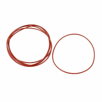 Rdeča 70 mm x 1,5 mm Silikonske Gume Tesnilo Tesnilni Obroč Tesnilni Obroč Odporna proti Vročini