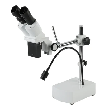 10X/20X 20X/40X Stereo Mikroskop, kateri je daljnogled Mikroskopom + Boom Roko Za PCB Spajkanje Telefon Popravila Lab Anatomija