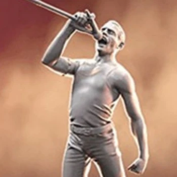 Pevec Svetovnega Razreda Rock Band Smolo Slika 1/24 Obsega Sestavljeni Model Komplet Nesestavljeni Diorama in Unpainted Kip Igrače