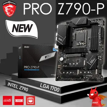 MSI PRO Z790-P DDR5 Motherboard LGA 1700 Podporo Intel 13.-Gen CPU 128GB PCI-E 5.0 Desktop Intel Z790 Mainboard LGA 1700 ATX