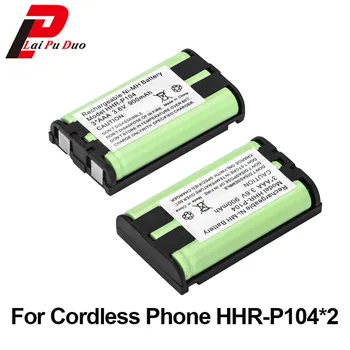 2pcs/veliko Za Panasonic HHR-P104 Brezžični Telefon Baterija 3,6 V 900mAh Ni-MH HHR P104 TG5242 KX-TG5243 KX-TG5421 KX-TG5451
