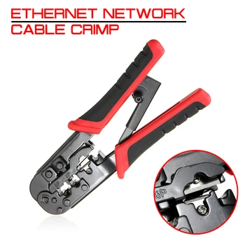 1PC Večnamensko Ethernet Omrežje Kabelsko Spojko Orodje Omrežja Robljenjem Plier LAN Crimper Rezalne Klešče Ročno Orodje