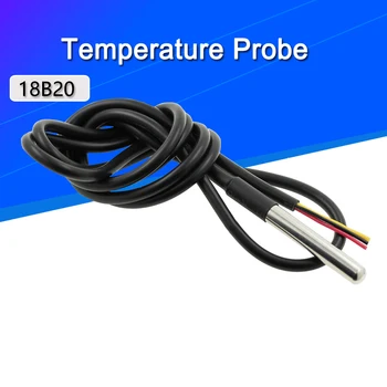 Za Arduino DS1820 iz Nerjavečega jekla paket Nepremočljiva DS18b20 temperatura sonda za senzor temperature 18B20