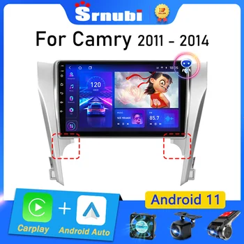 Srnubi Android 11 avtoradia za Toyota Camry 7 XV 50 55 2011 - 2014 Multimedijski Predvajalnik 2 Din Carplay Stereo 4G GPS DVD Vodja Enote