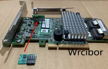 LSI 9267-8i PCI-E 2.0 8 Port 512M 6 Gbps SATA/SAS podpora RAID 5, 6 + L3-25188-00A HW ključ