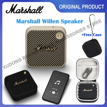 Original Marshall Willen Prenosni Zvočnik IP67 Brezžična tehnologija Bluetooth Šport Zunanji Zvočniki Stereo Bas Zvok Nepremočljiva Brezplačno Primeru