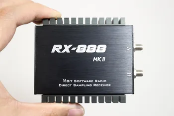 Najnovejše RX888 Plus RX-888 MKII SDR Radijski Sprejemnik SDR Ham Radio Sprejemnik LTC2208 16-bitni ADC Neposredno Vzorčenje R828D 3.0.5 ppm VCXO