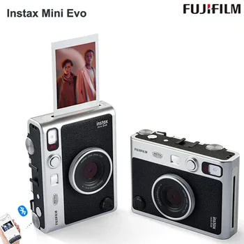 Nove blagovne znamke FUJIFILM Instax Mini EVO Instant Film Fotoaparat Retro Črna Gole Kovine