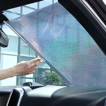 Univerzalni Zložljiva Avto Zložljiv Dežnik Sunblind Strani Okna Vetrobransko steklo Zavese Roller UV-zaščitna Ščitnik proti Soncu