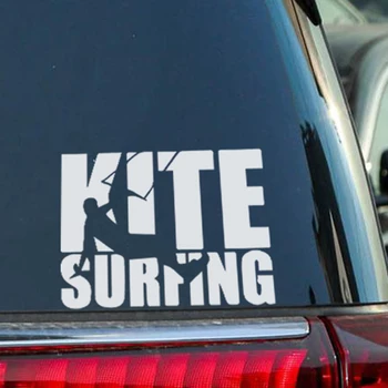 KITE SURFING, Športni Slog Avto Nalepke Prilepite na Vrsto Snemljiv Avto Dodatki, Vinilne Nalepke 20 CM,*15 CM