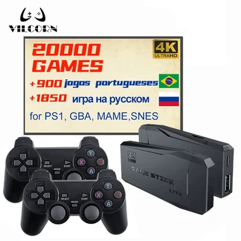 2022 Novo Igro Stick 4K za PS1/GBA Video Igra Konzola Retro 4K HD, Vgrajen v 20000+ Retro Igre, ki so Za TV/ MAME / Sega Genesis / Otroci